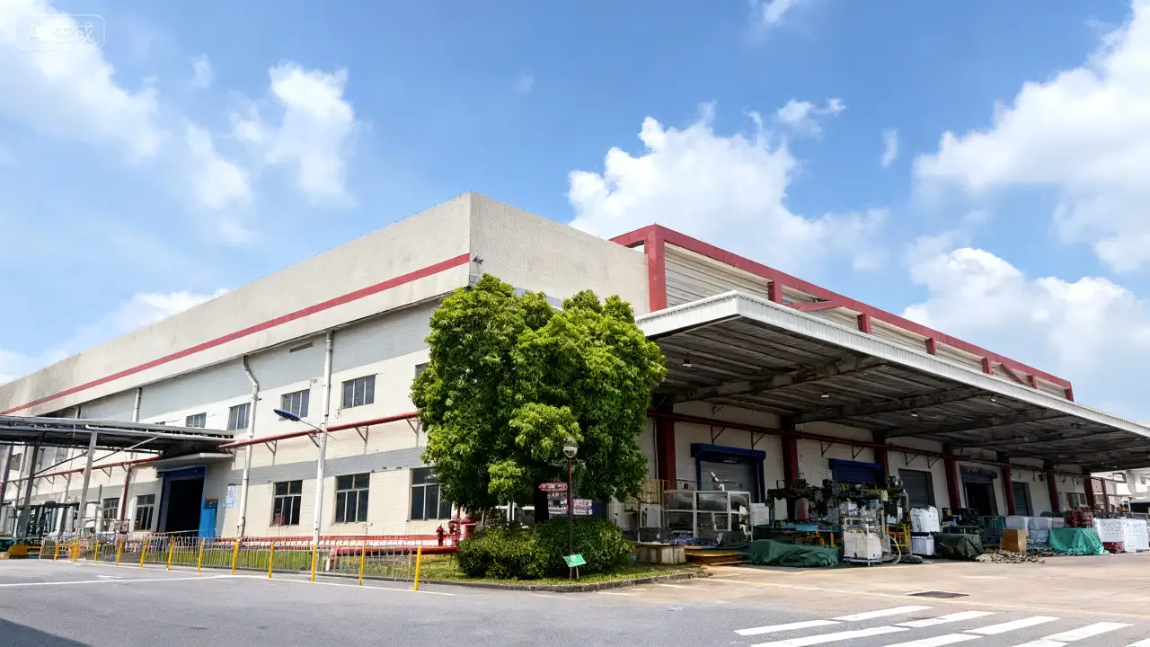Industrial manufacturing complex with electrical infrastructure